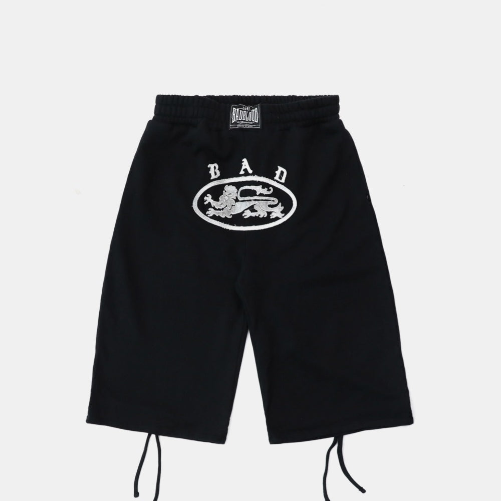 Badblood Mystic Patch Bermuda Pants - Washed Black