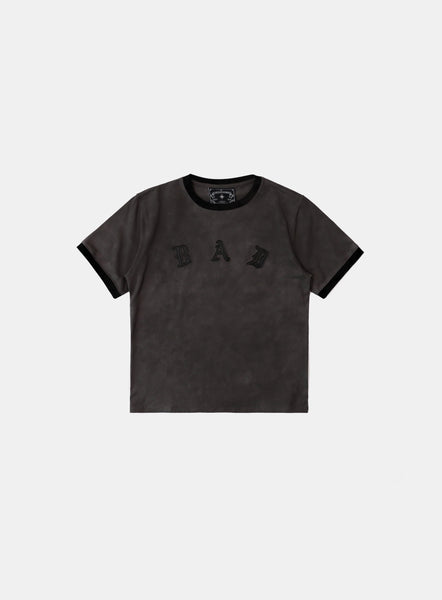 ★BADBLOOD★ COSMO BAD PATCH RINGER T-SHIRT Badblood Cosmo Bad Patch Ringer T-Shirt - Charcoal – BBGSHOPHK