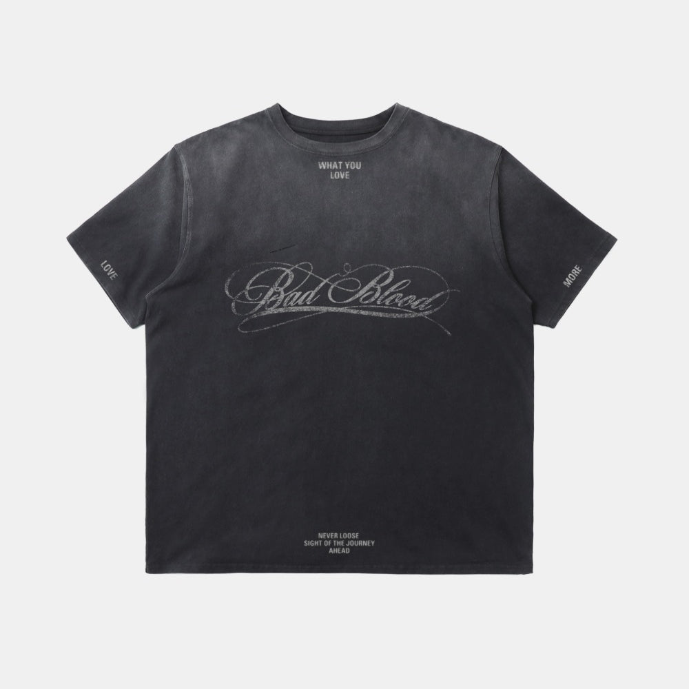 Badblood Dark Classic Dusty T-Shirt Black