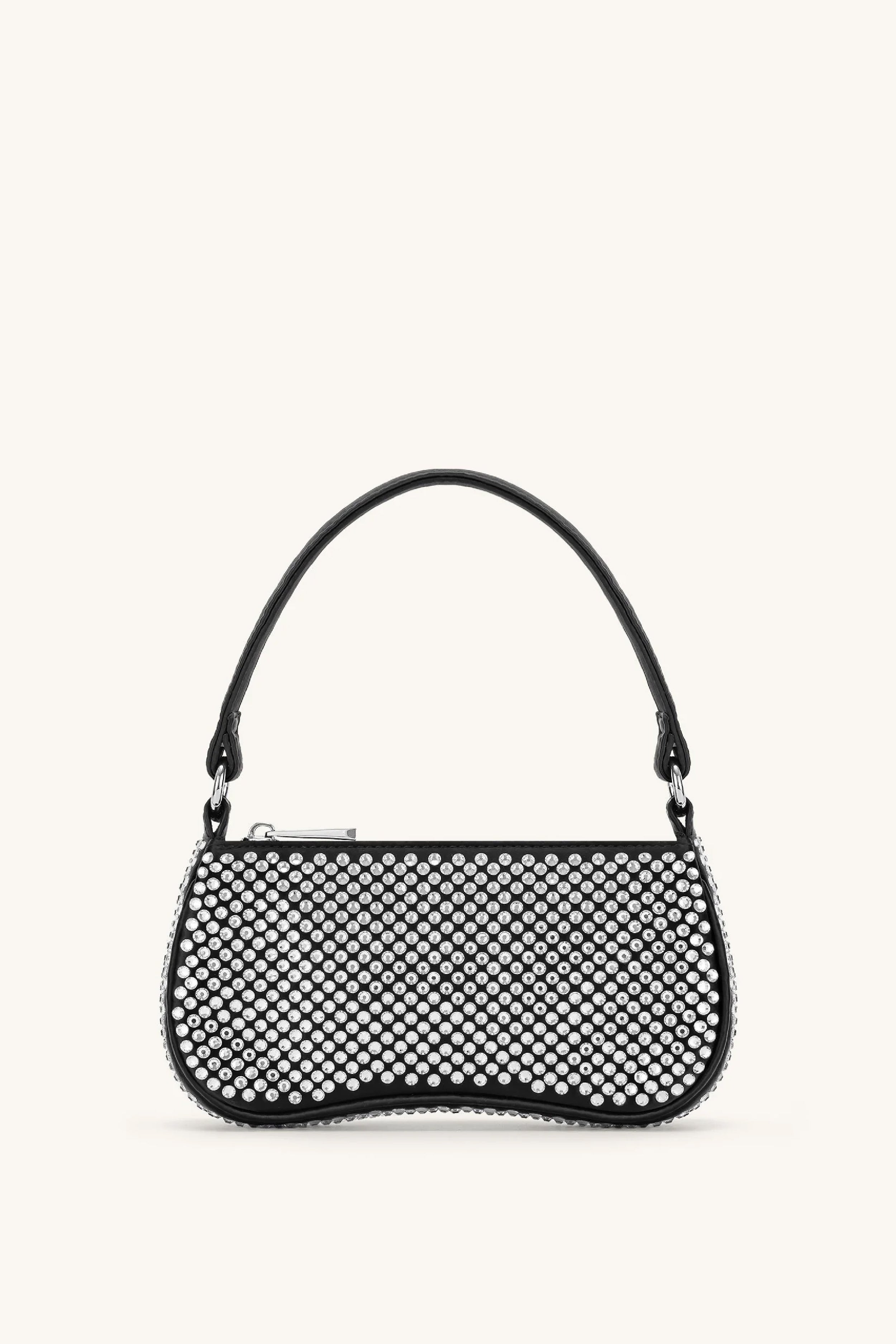  Customer reviews: JW PEI Gabbi Artifical Crystal Medium Ruched  Hobo Handbag - Black