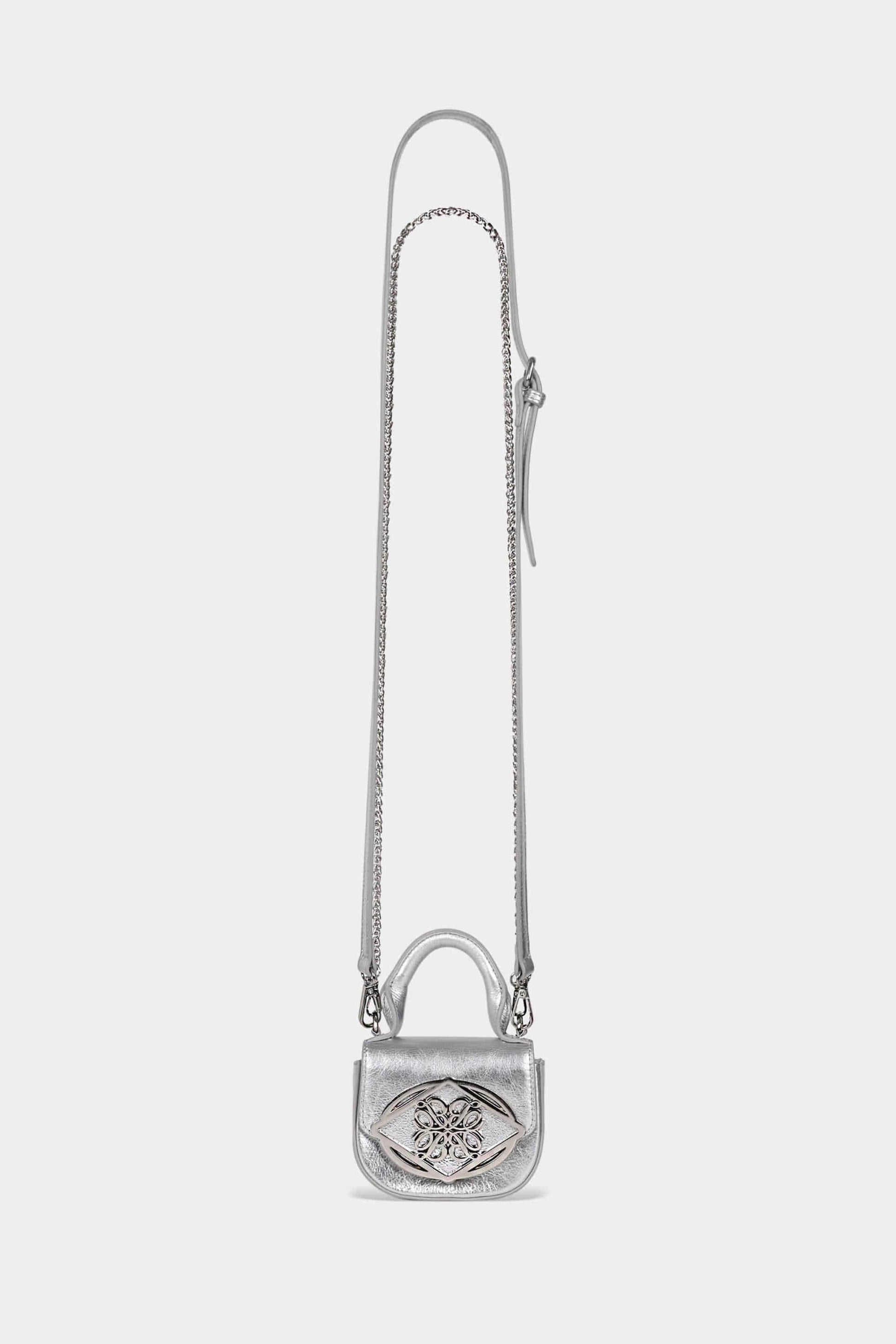 Badblood Fleur Symbol Mini Mug Bag Silver