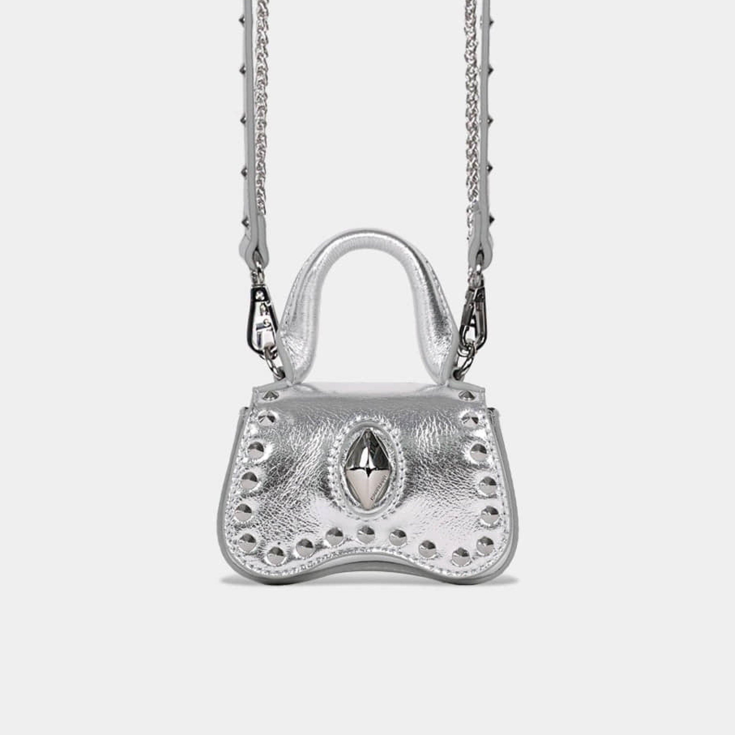 Badblood Ellipse Symbol Cranky Mini Nut Bag Silver