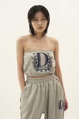 Oddoneout Emblem training tube top M.Grey