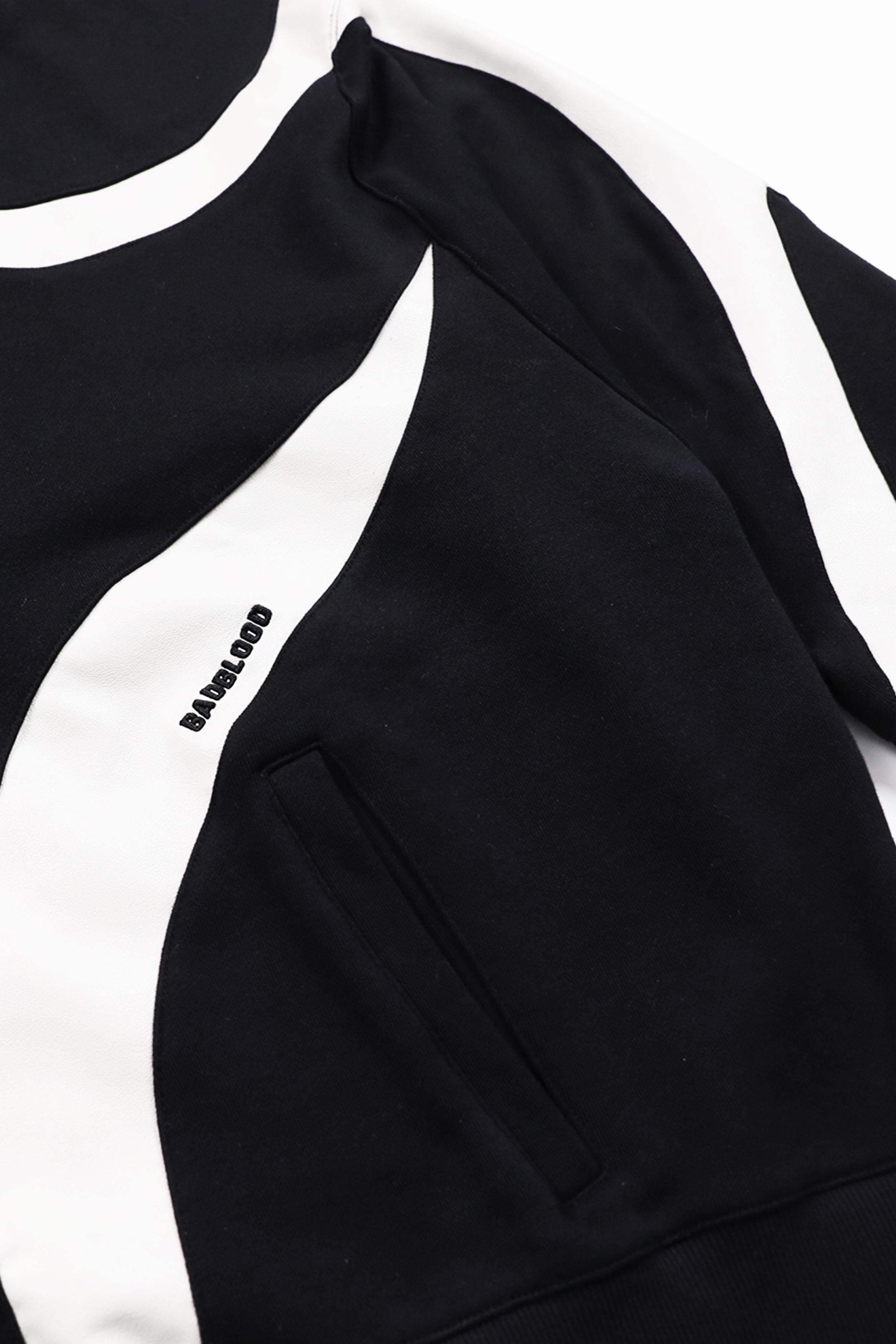 Badblood Duncan Full Zip Hood Large Fit Black