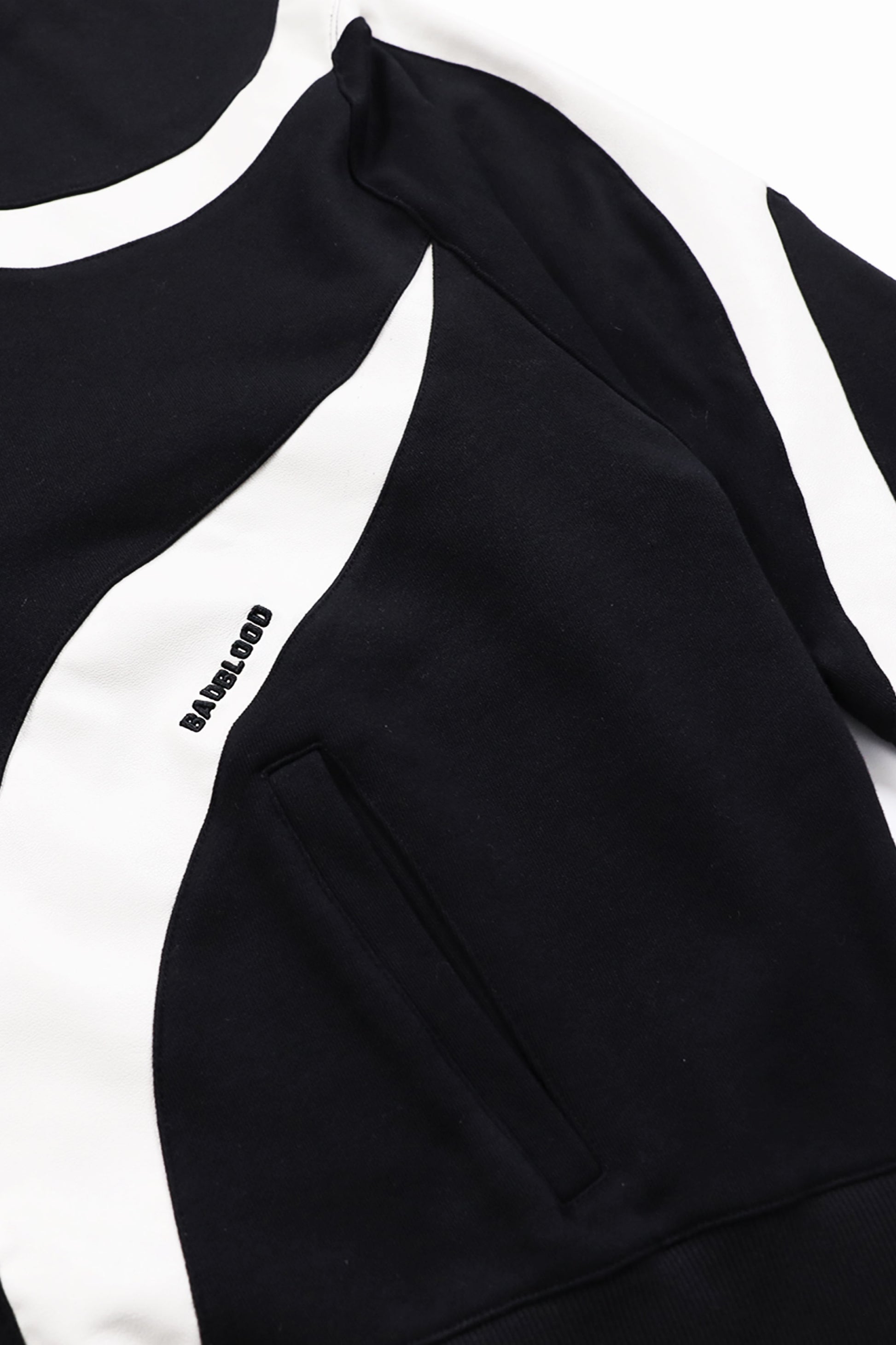 Badblood Duncan Full Zip Hood Large Fit Black