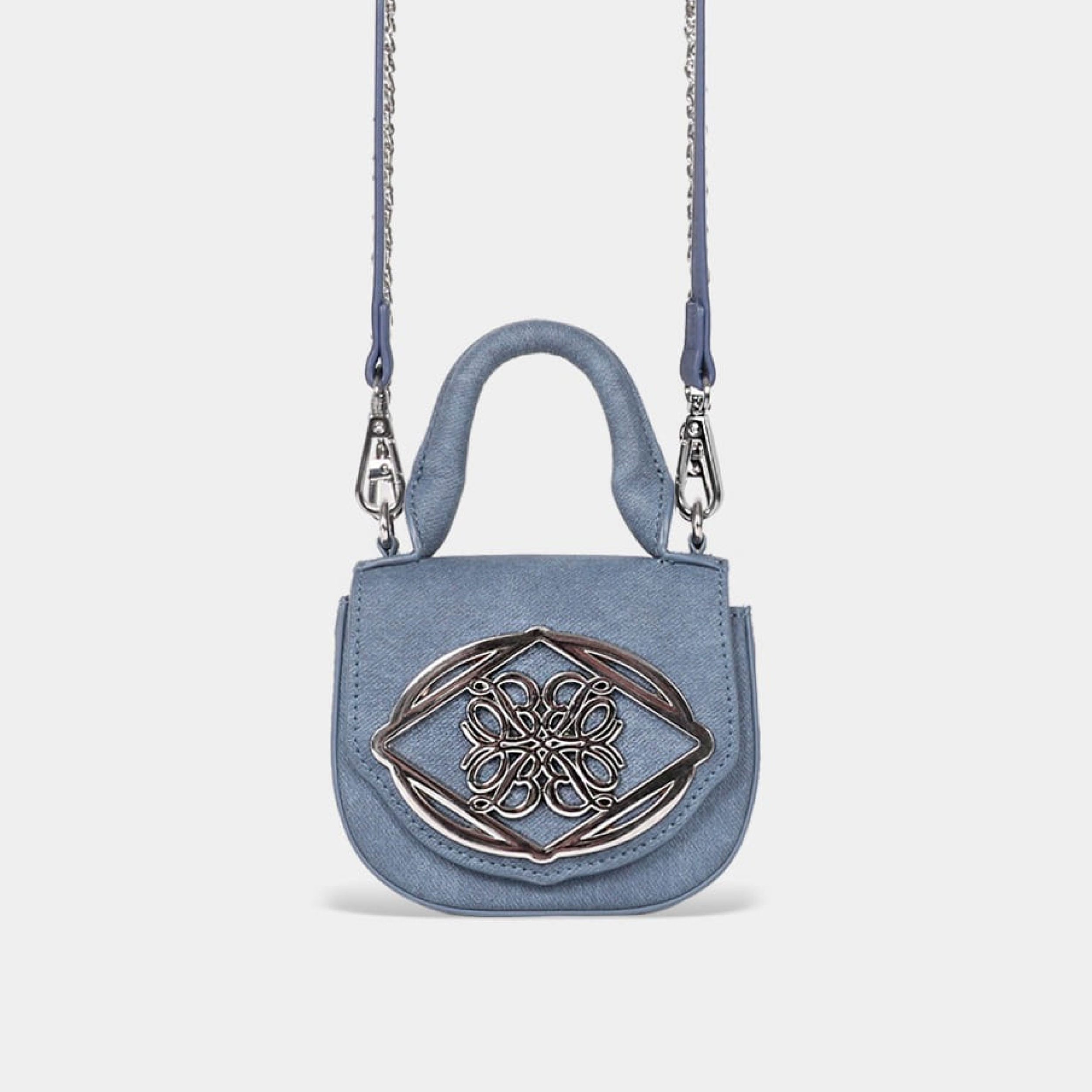 Badblood Fleur Symbol Mini Mug Bag Denim Blue
