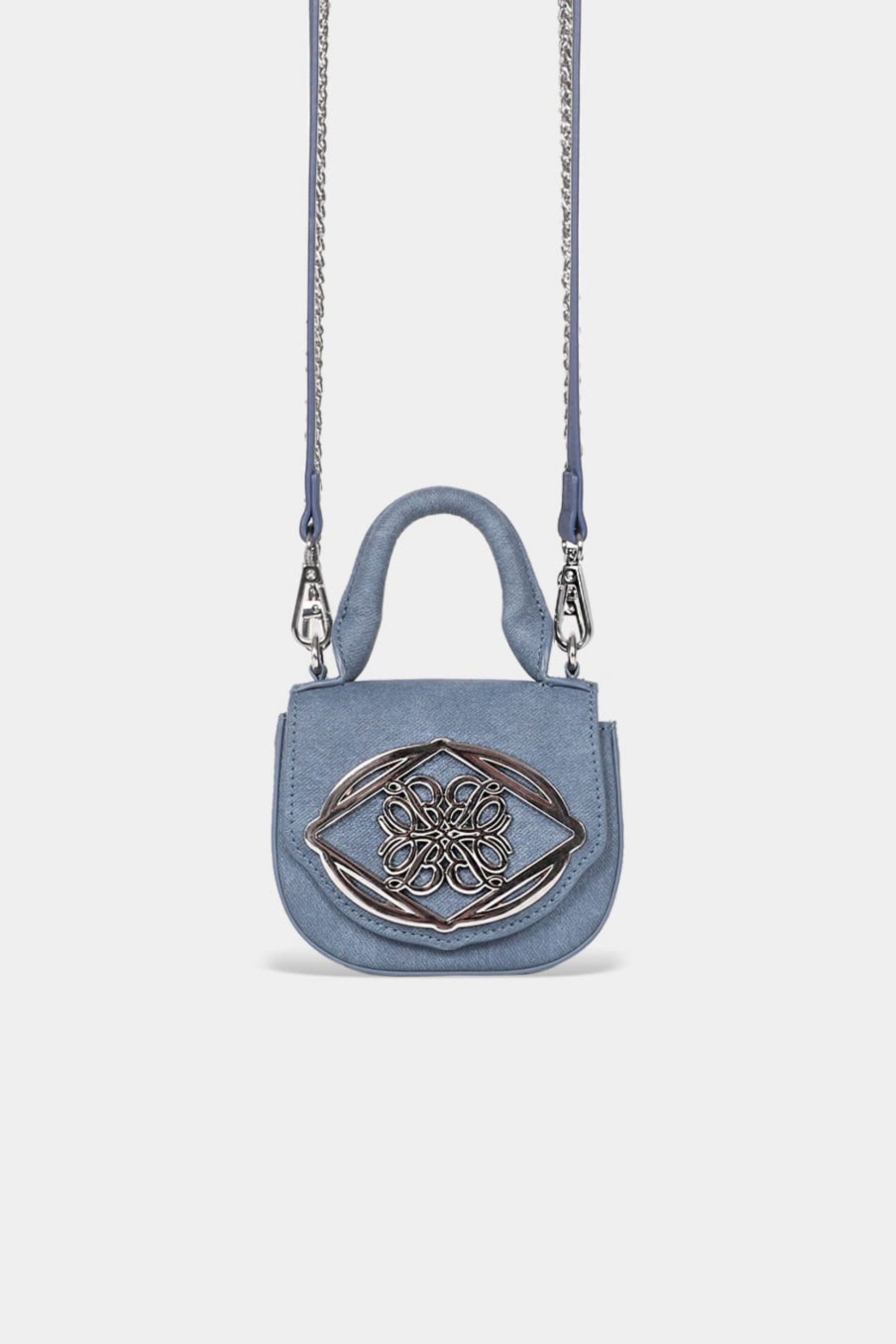 Badblood Fleur Symbol Mini Mug Bag Denim Blue
