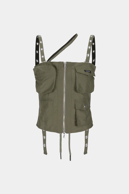 Badblood Parachute Cargo Bustier Military 2500
