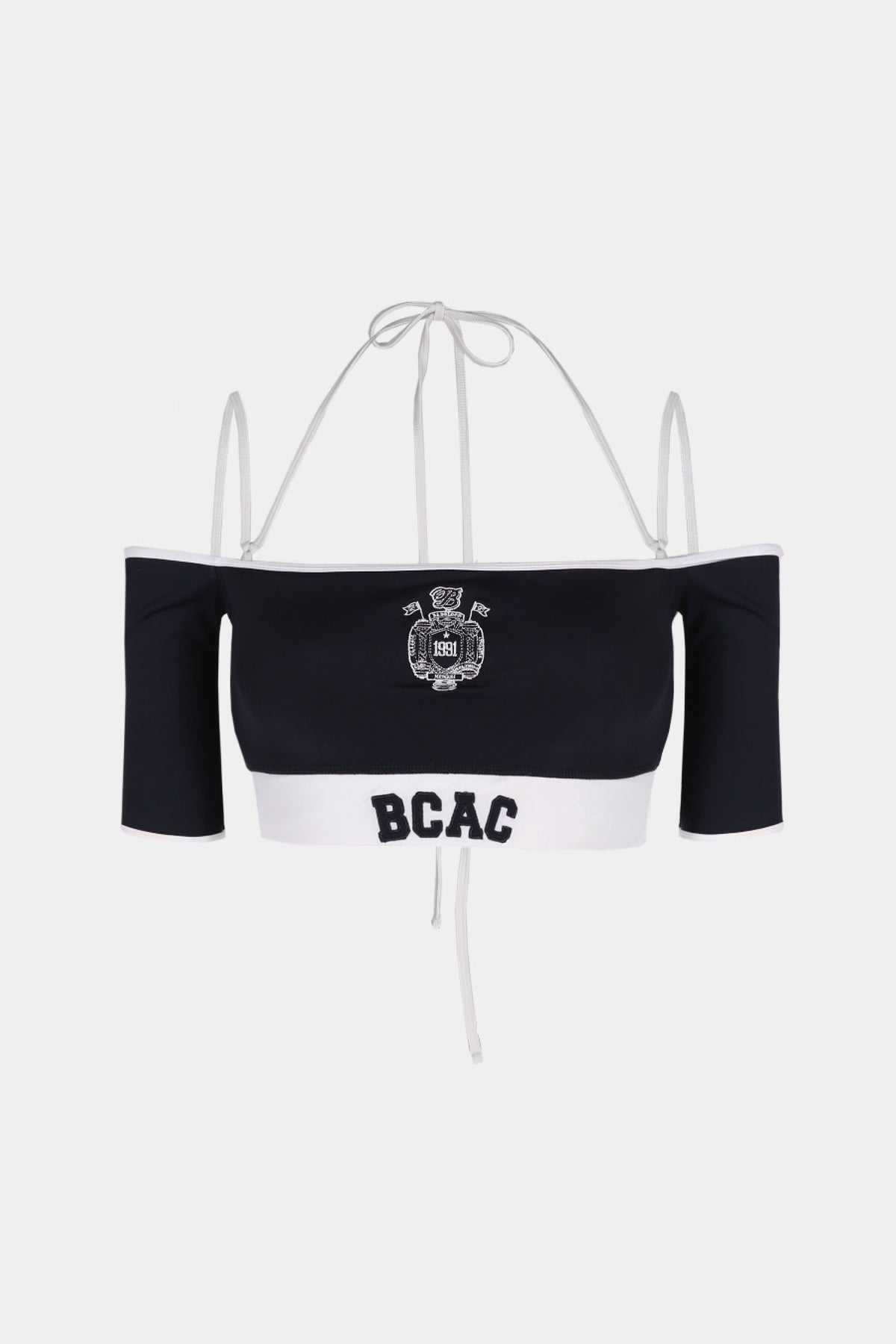Badblood BCAC 露肩 1/2 Ti 胸罩 海軍藍