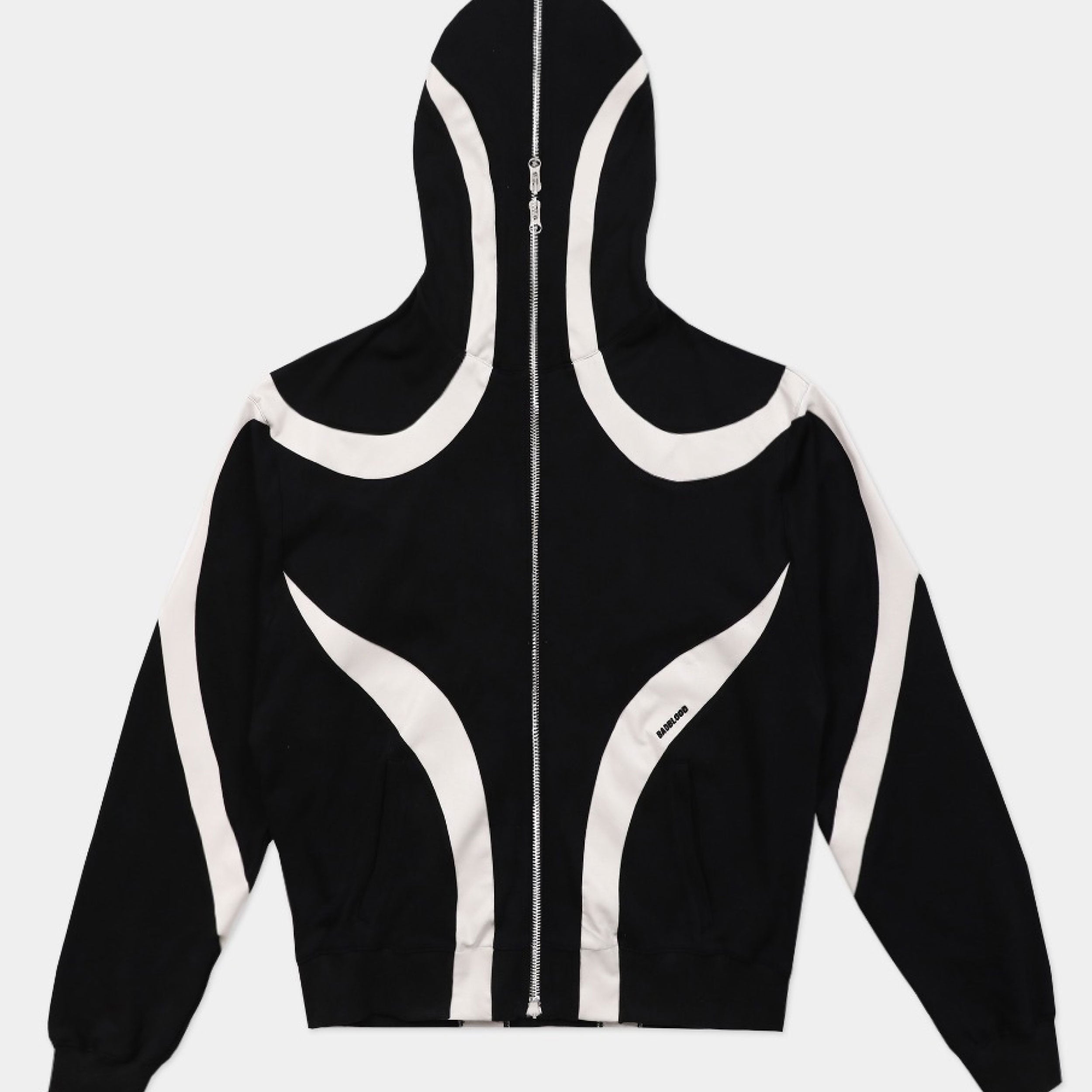 Badblood Duncan Full Zip Hood Large Fit Black