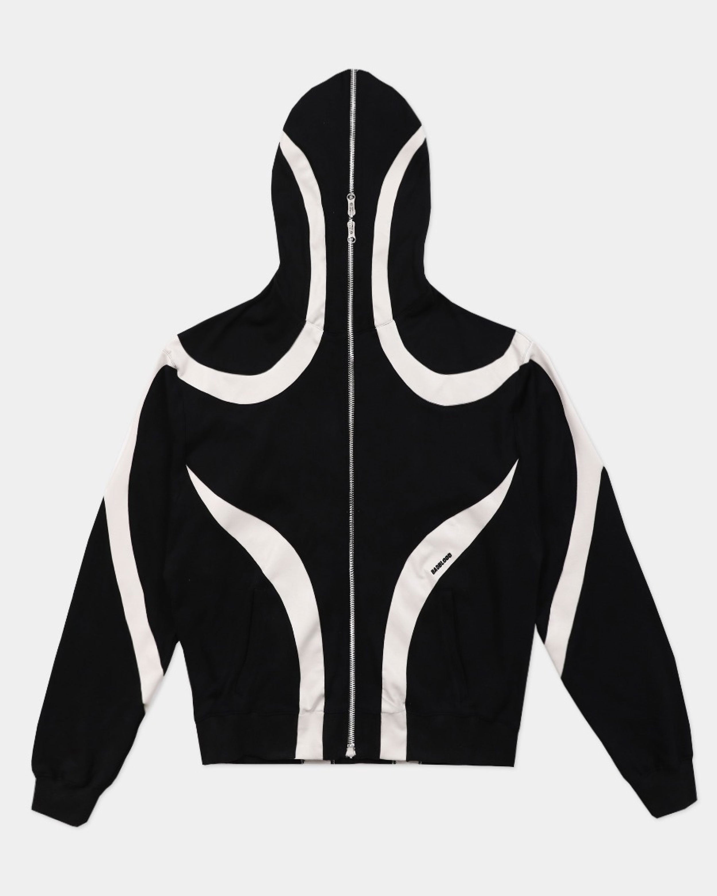 Badblood Duncan Full Zip Hood Large Fit Black