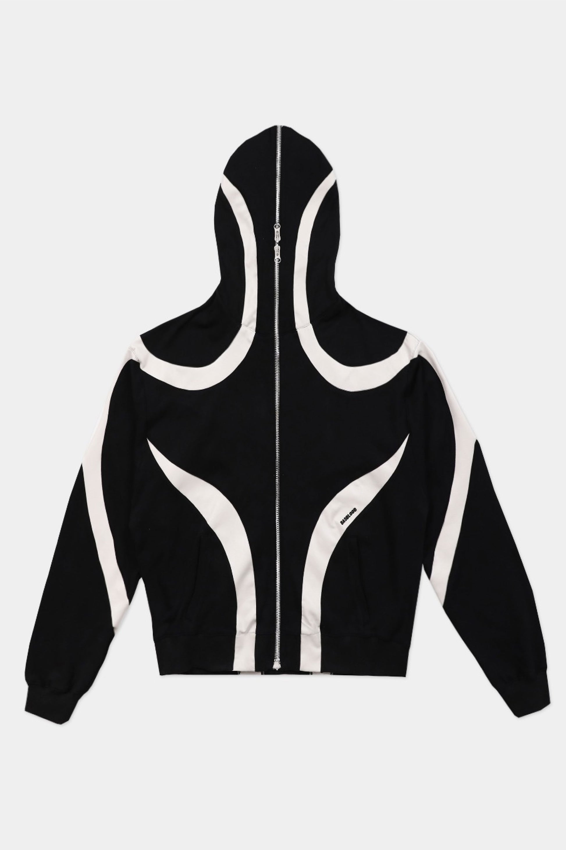 Badblood Duncan Full Zip Hood Large Fit Black