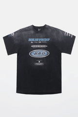 Badblood F2 Old Effect T-Shirt Black/Blue