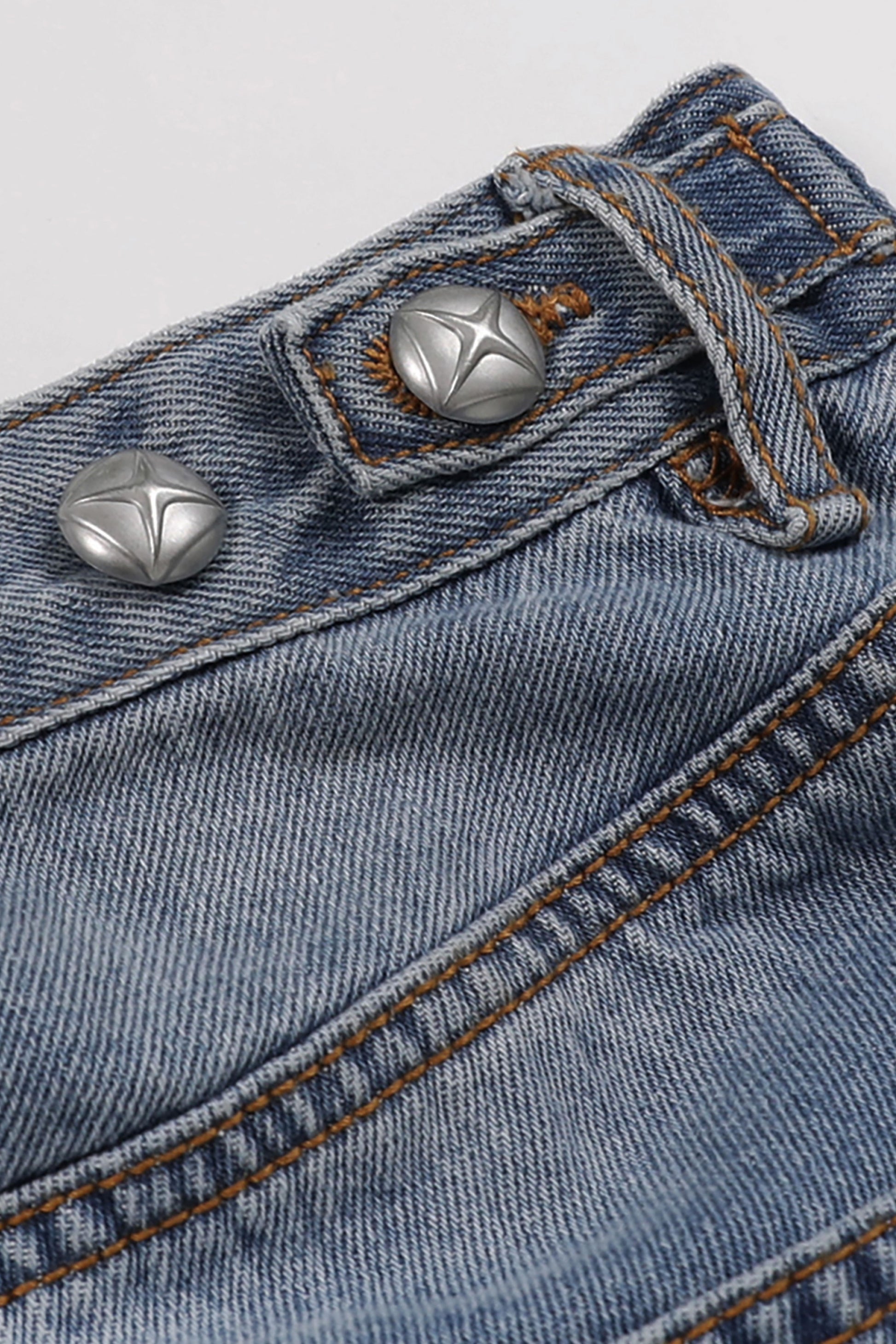 Badblood Duncan Denim Pants Relaxed Fit - Blue/Black