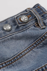 Badblood Duncan Denim Pants Relaxed Fit - Blue/Black