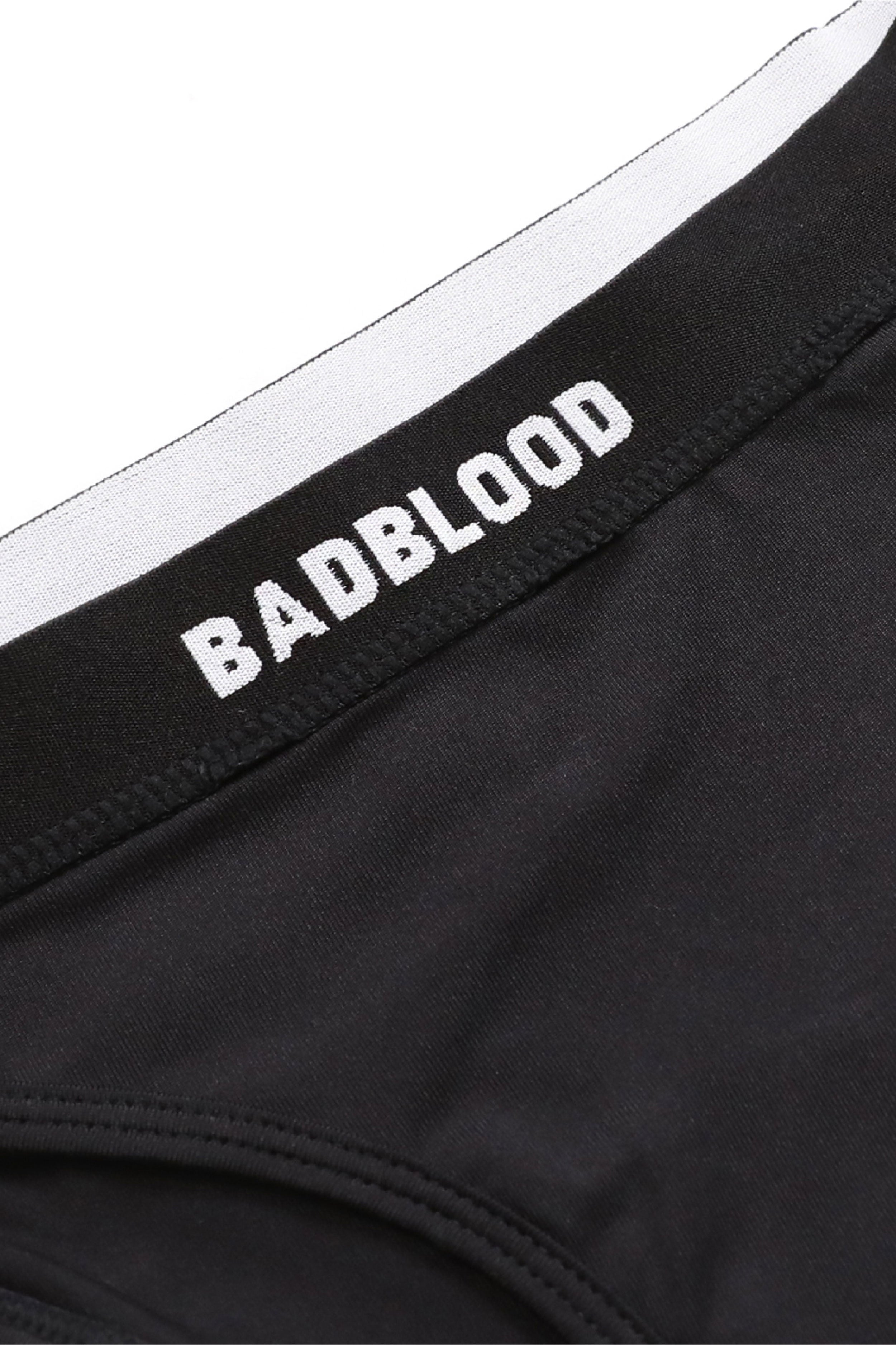 Badblood Small Logo Briefs Black