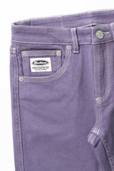Badblood Workshop Low Rise Pantalon Color Jeans Purple