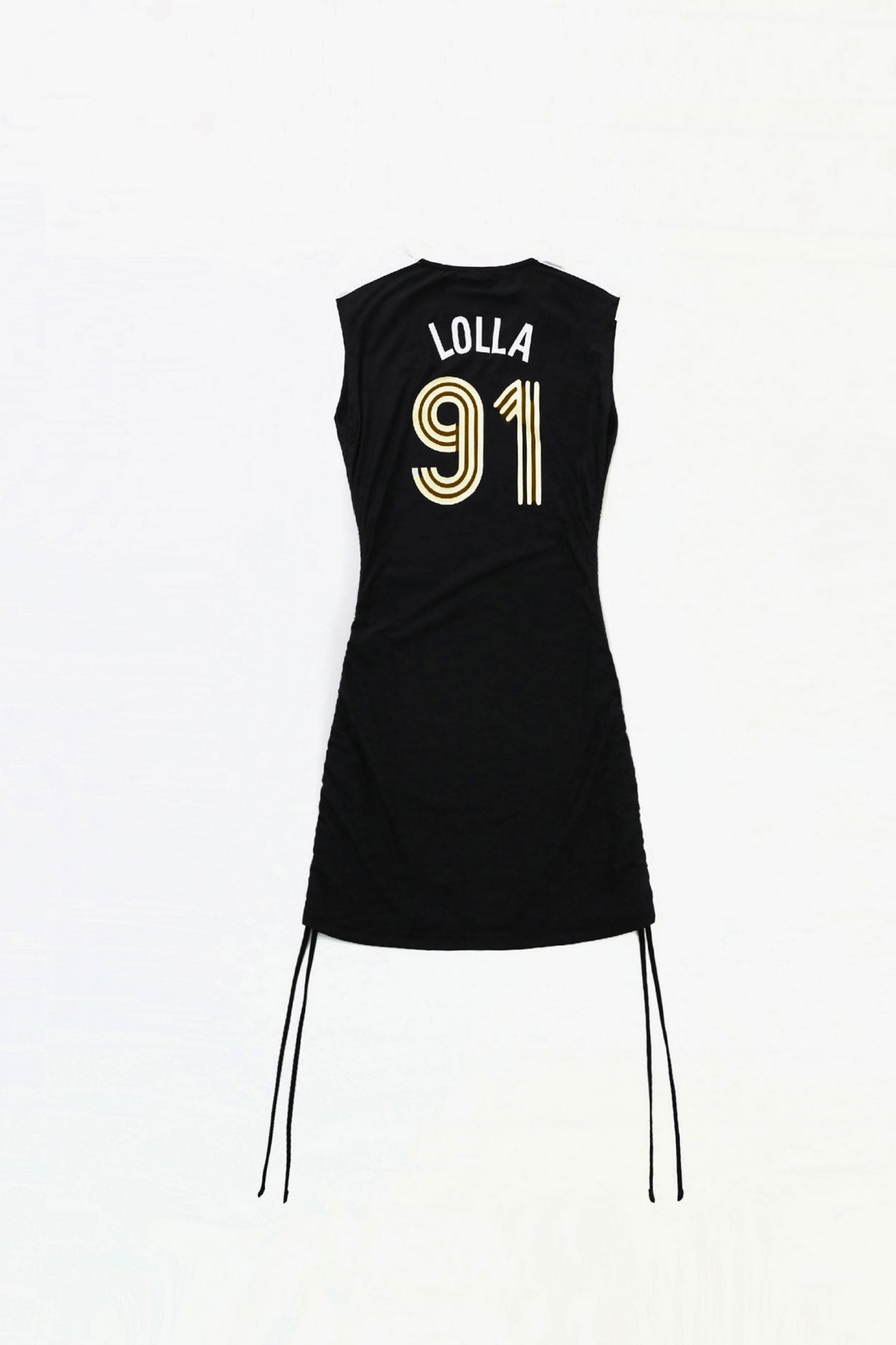 Badblood Vintage Club V-Neck Tank Dress Black