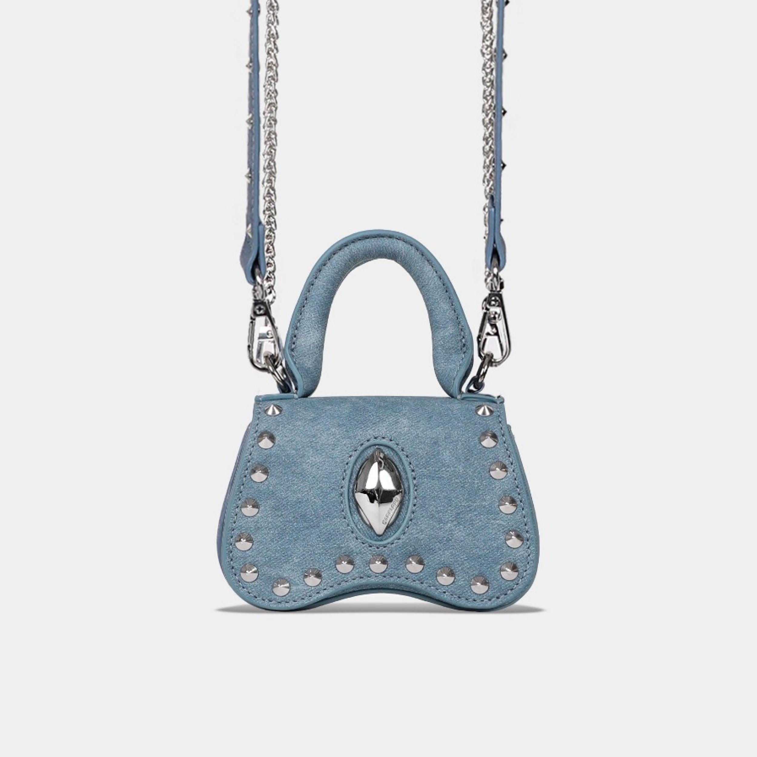 Badblood Ellipse Symbol Cranky Mini Nut Bag Denim Blue