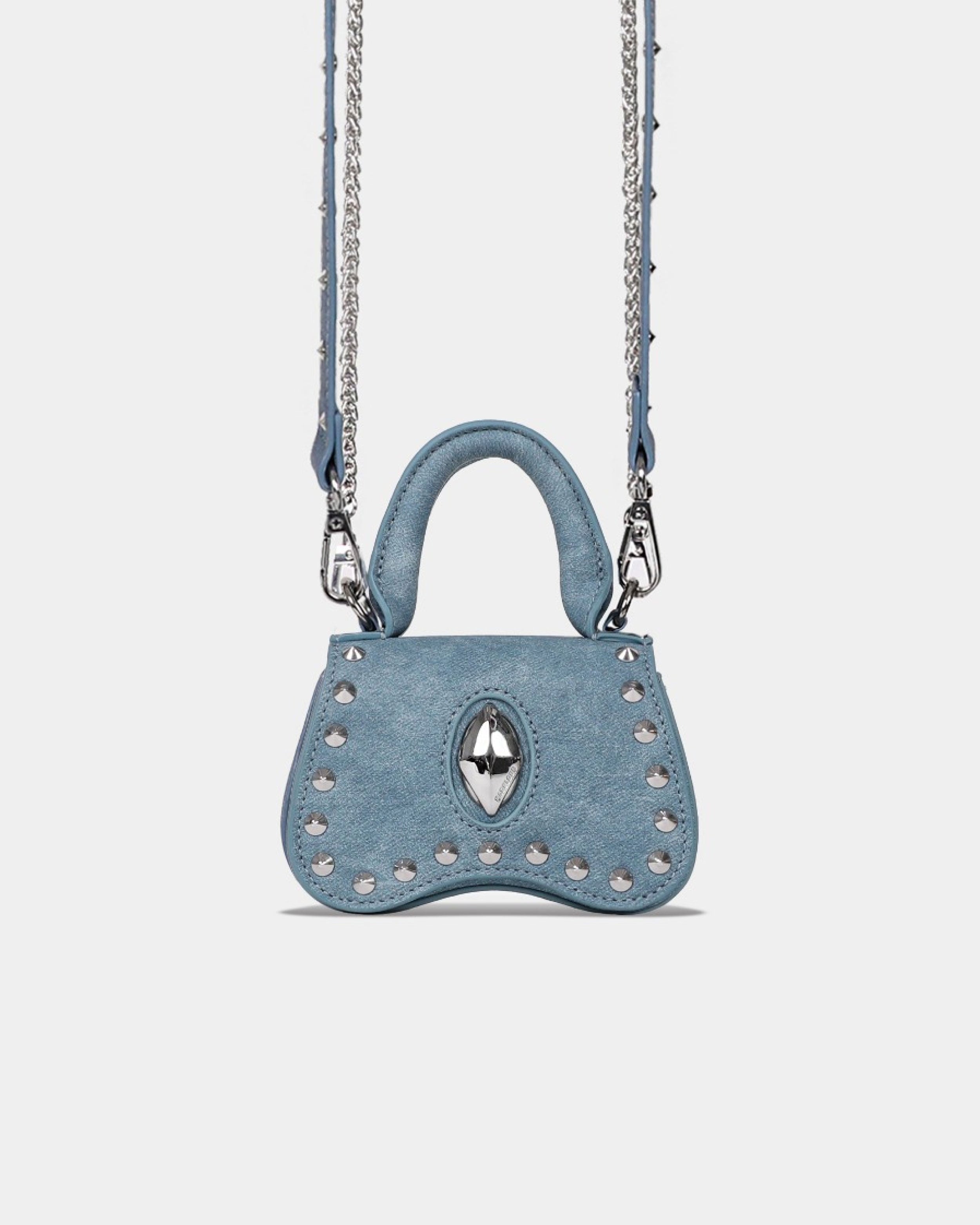 Badblood Ellipse Symbol Cranky Mini Nut Bag Denim Blue
