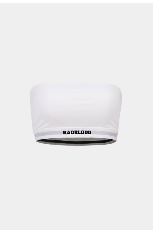 Badblood 小號標誌抹胸胸罩 白色 2500