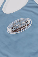 Badblood Auto Repair Multi String Bodysuit Dusty Blue