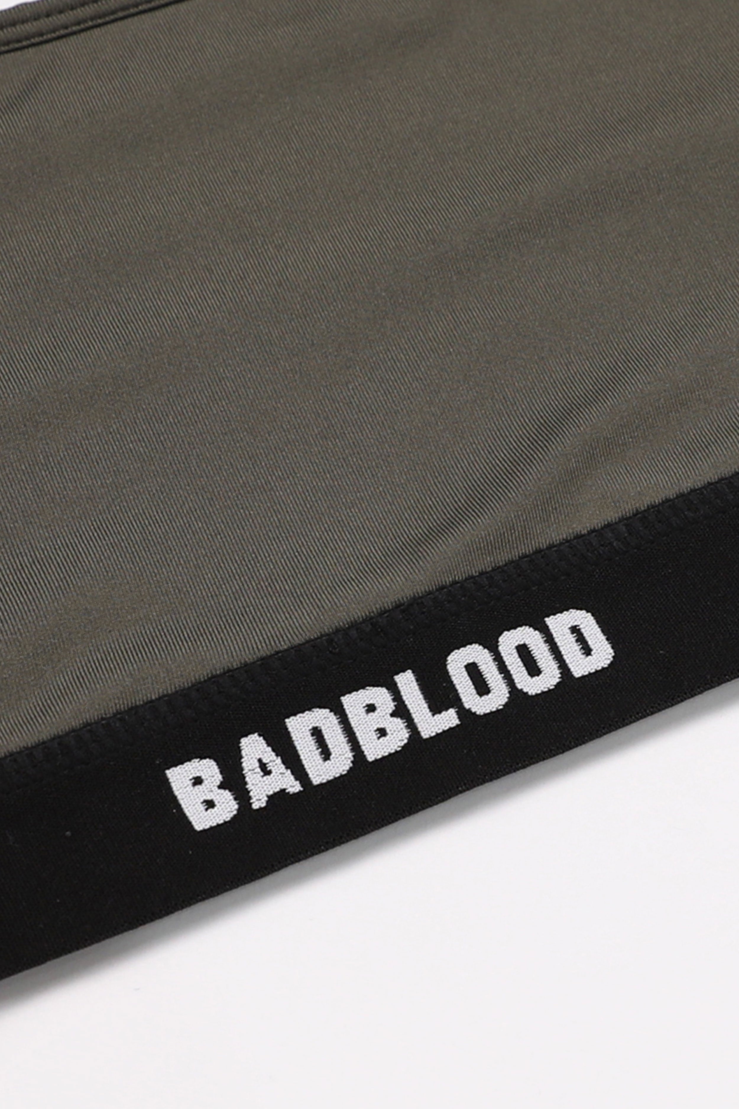 Badblood 小號標誌抹胸胸罩 卡其色