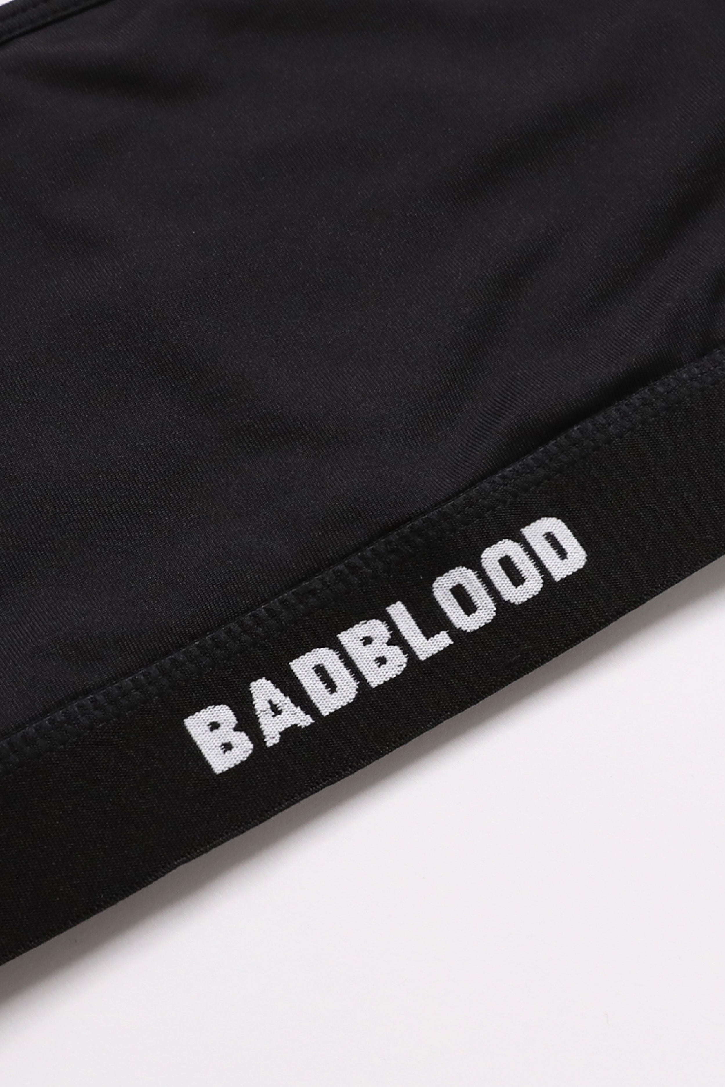 Badblood 小號標誌抹胸胸罩 黑色