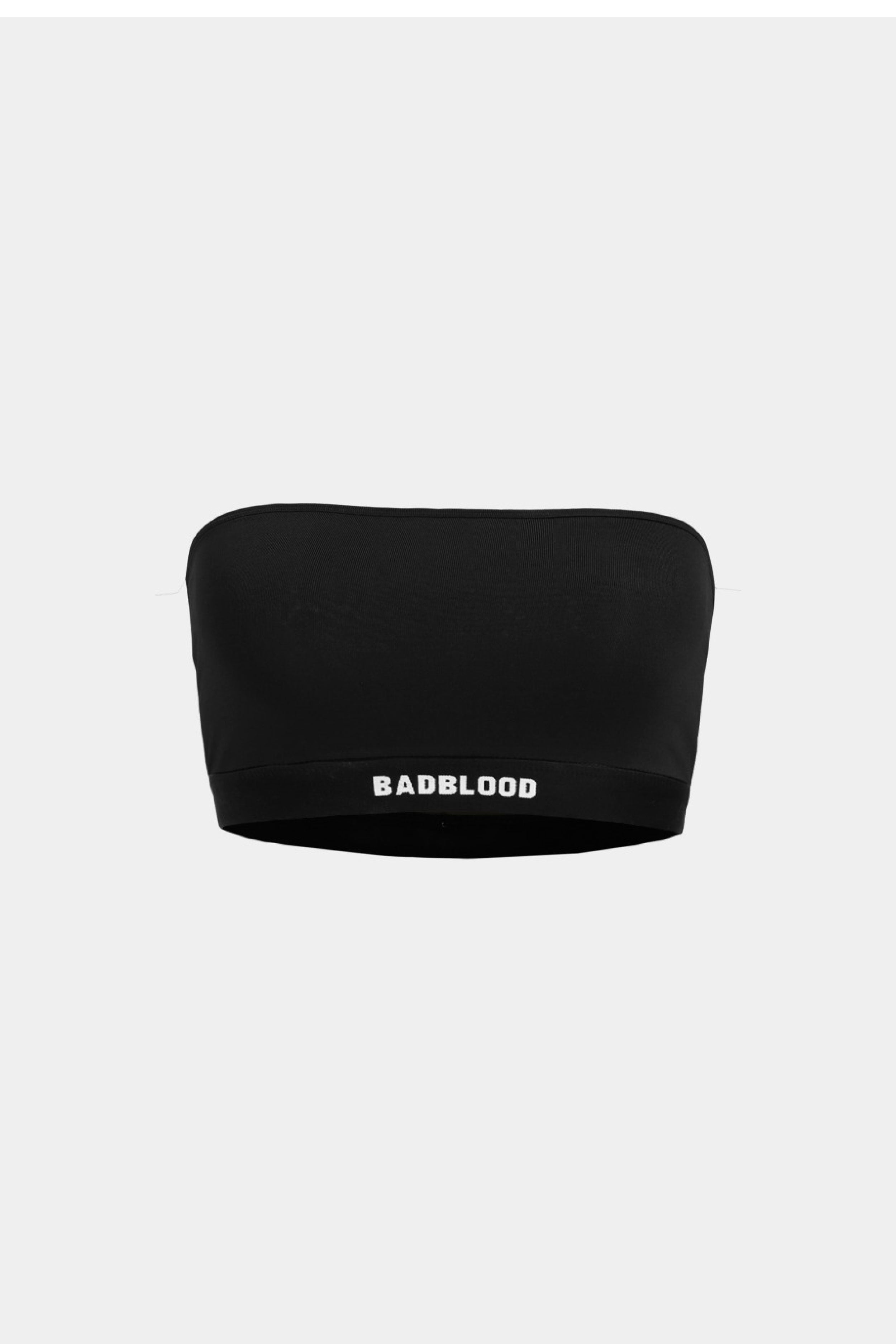 Badblood Small Logo Tube Bra Black