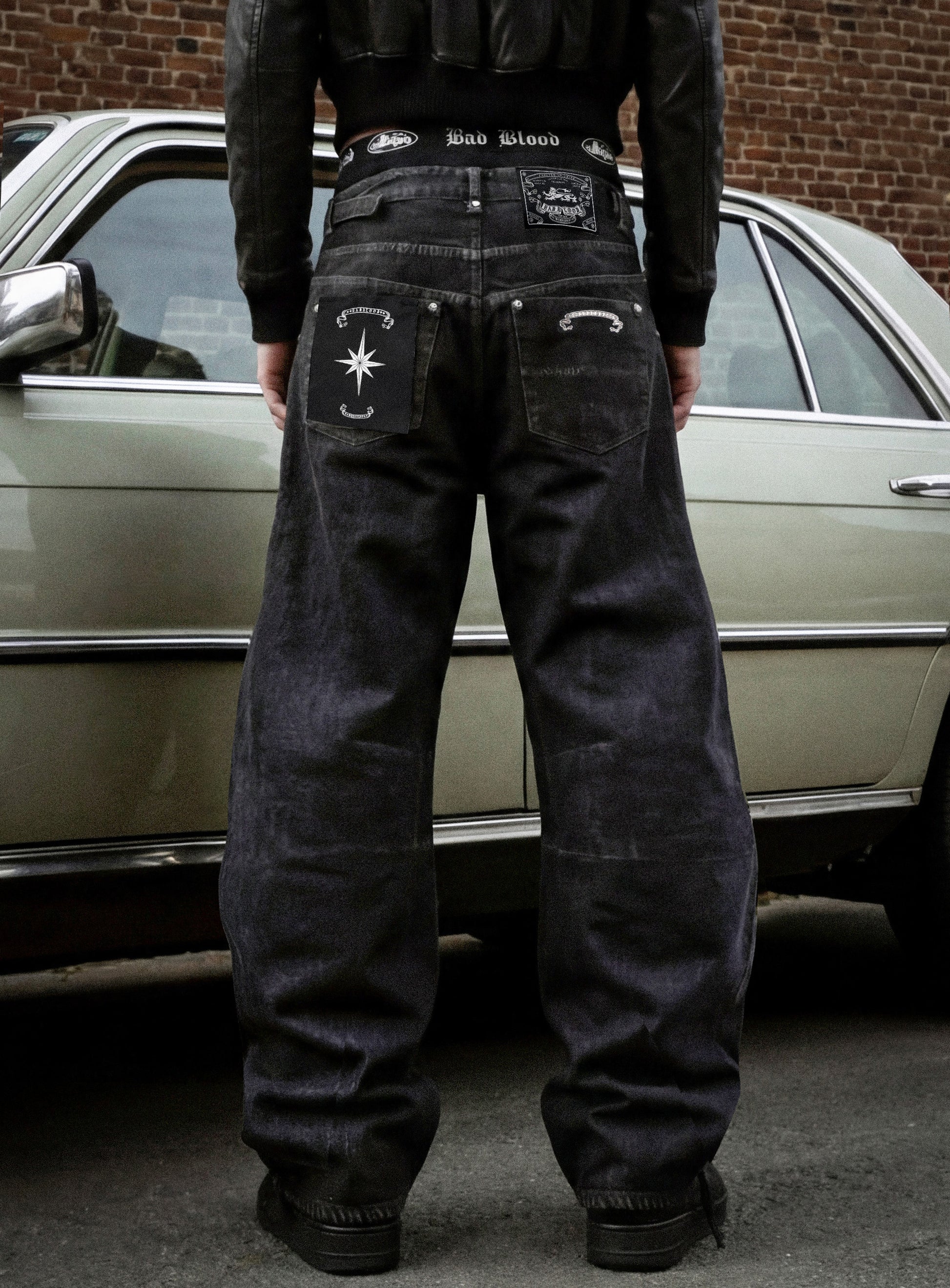 Badblood Viper 301 Semi-Curved Pants - Black Denim