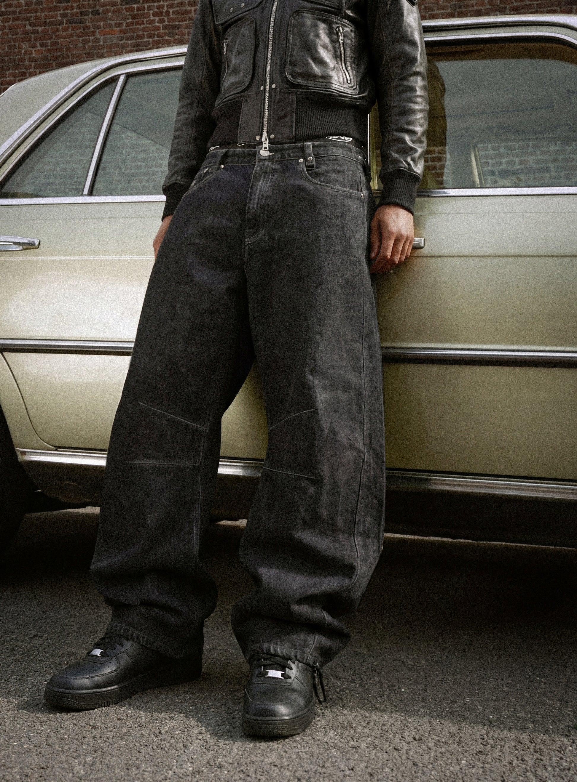 Badblood Viper 301 Semi-Curved Pants - Black Denim