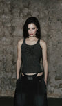 Badblood  Rusty Denim Tank Top Black