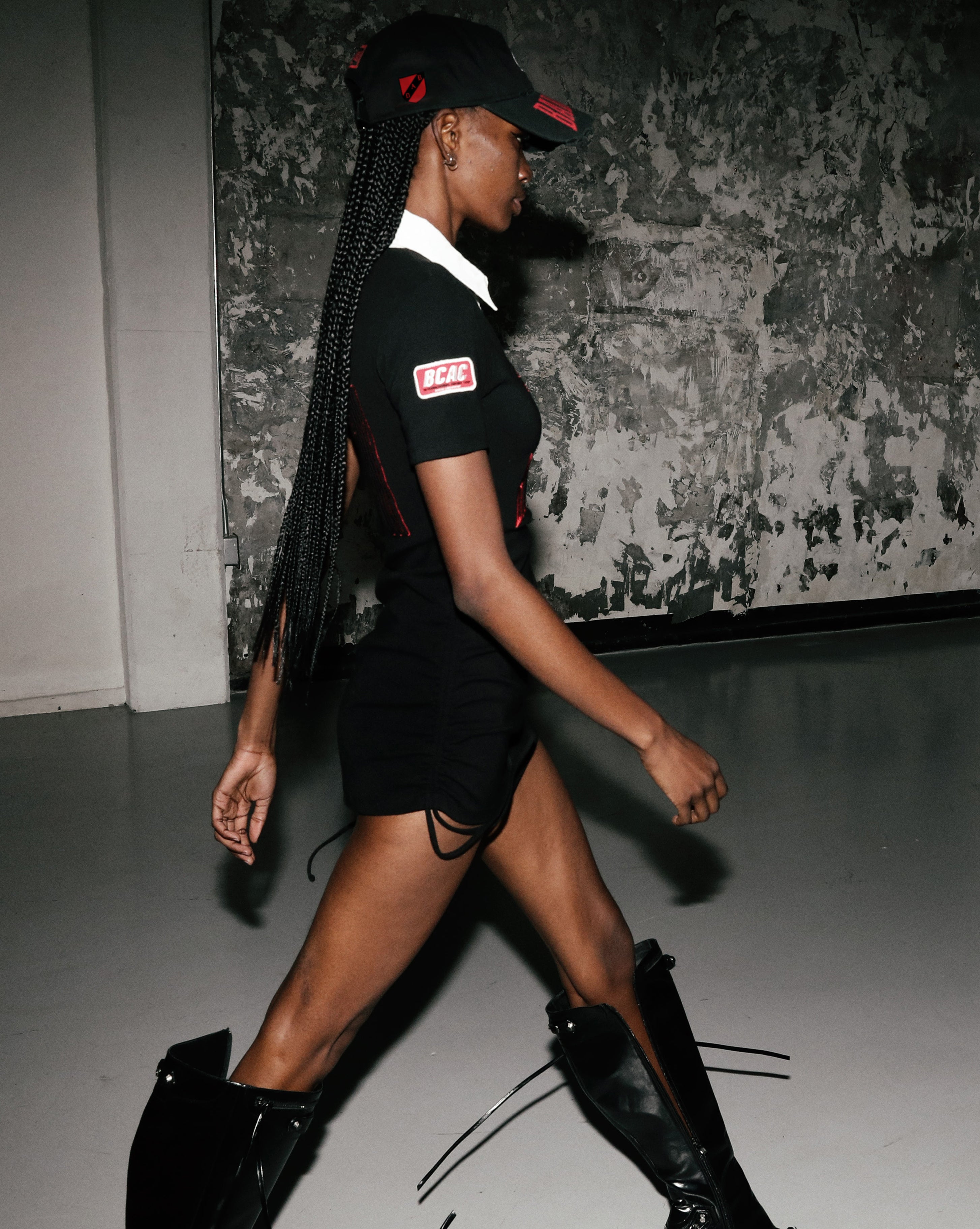 Badblood Mystic Capsule Polo Mini Dress Black