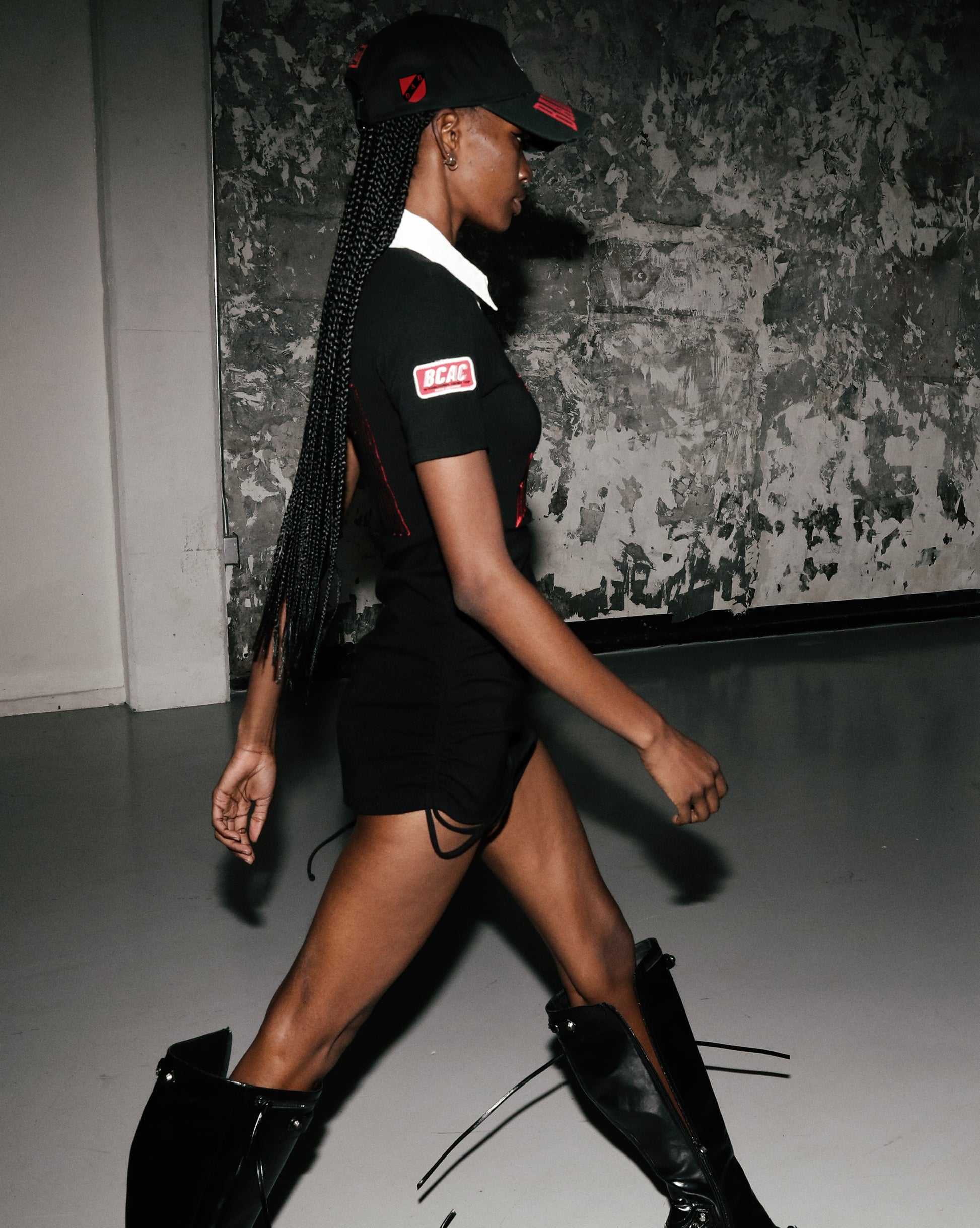 Badblood Mystic Capsule Polo Mini Dress Black