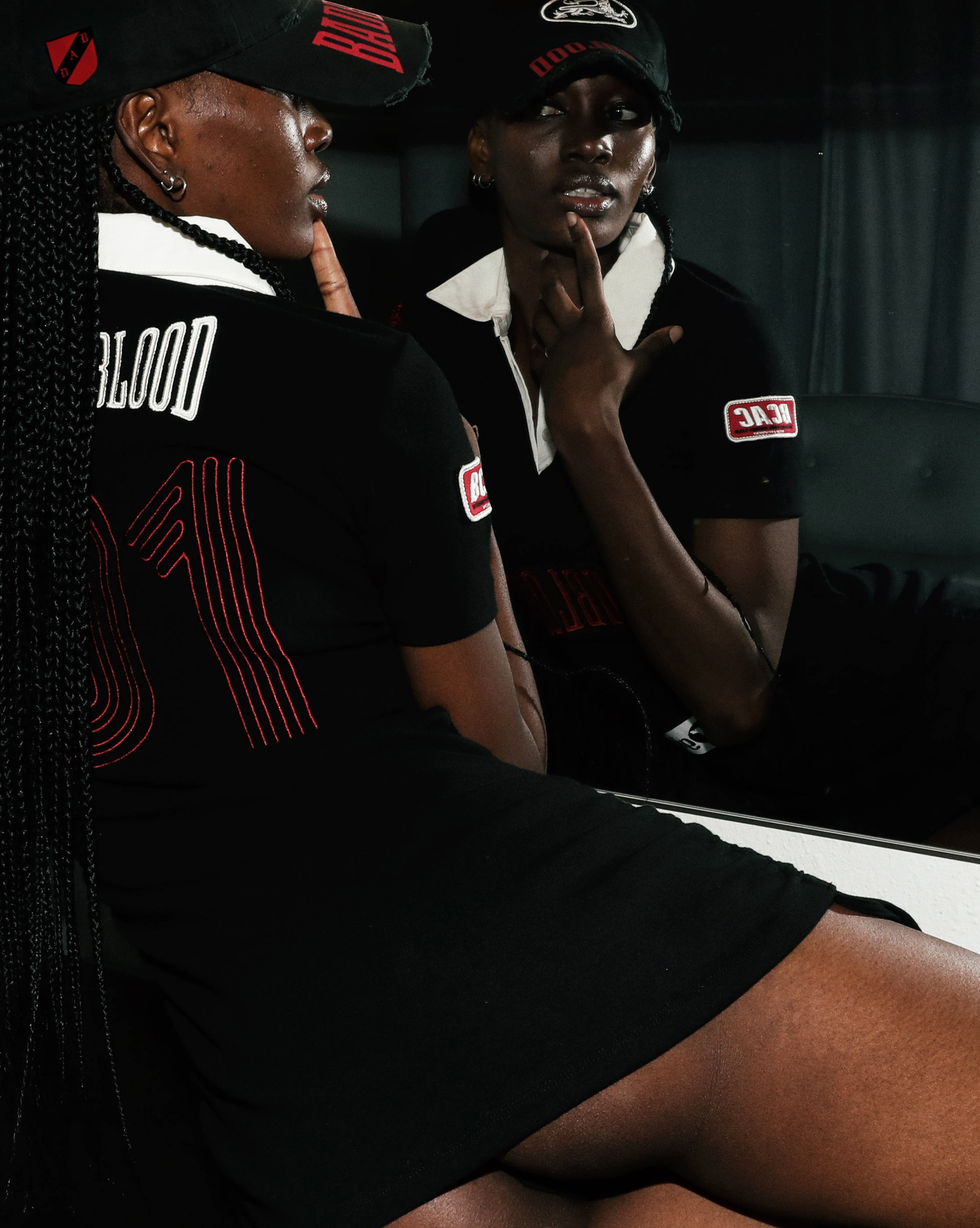 Badblood Mystic Capsule Polo Mini Dress Black