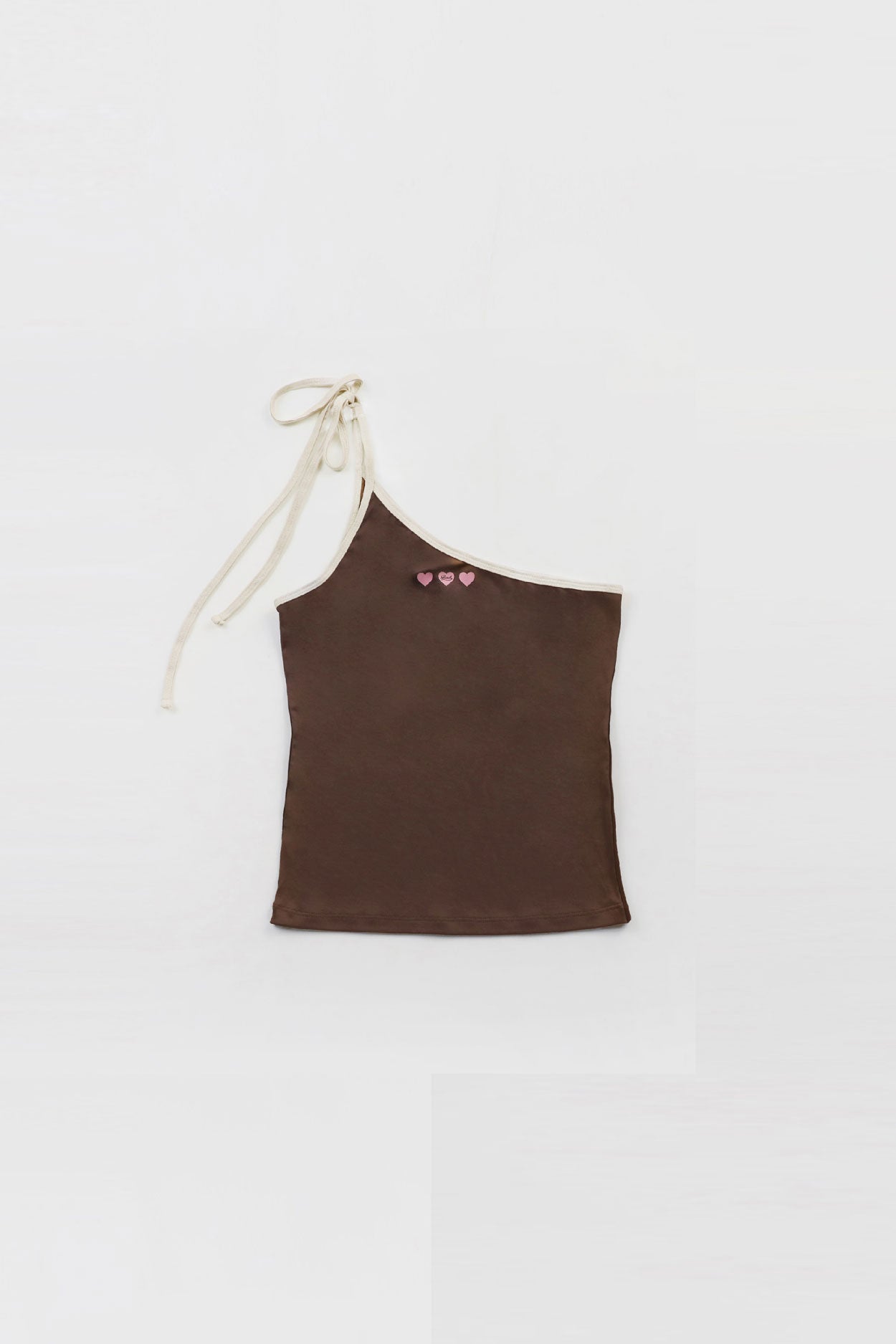 Badblood Cindy One Shoulder Tank Tobacco