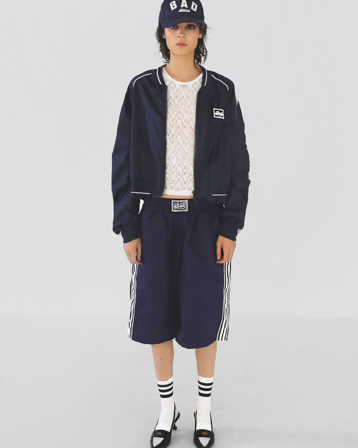 Badblood Billy SS Track Jacket Navy