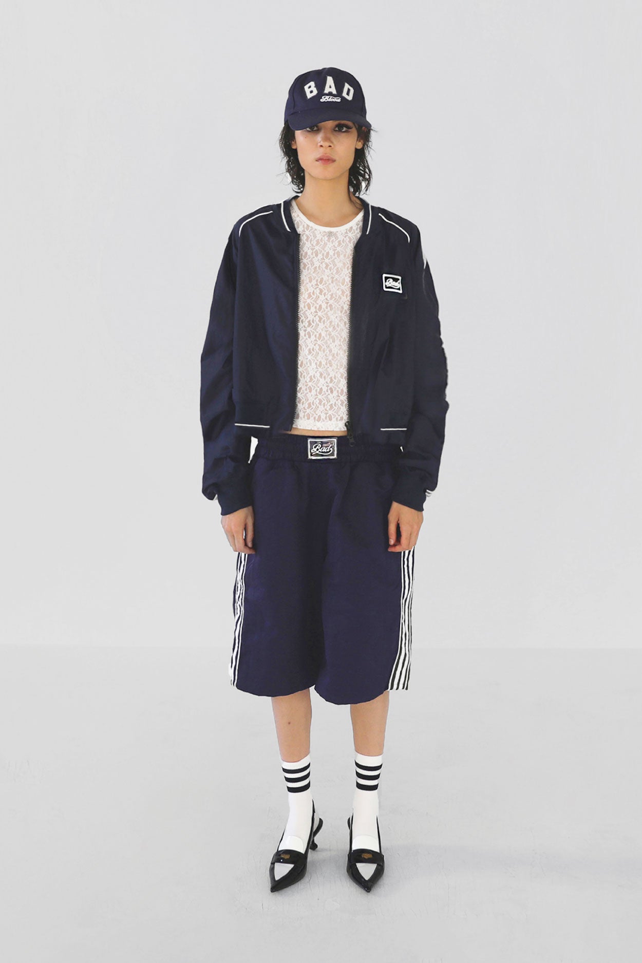 Badblood Billy SS Track Jacket Navy