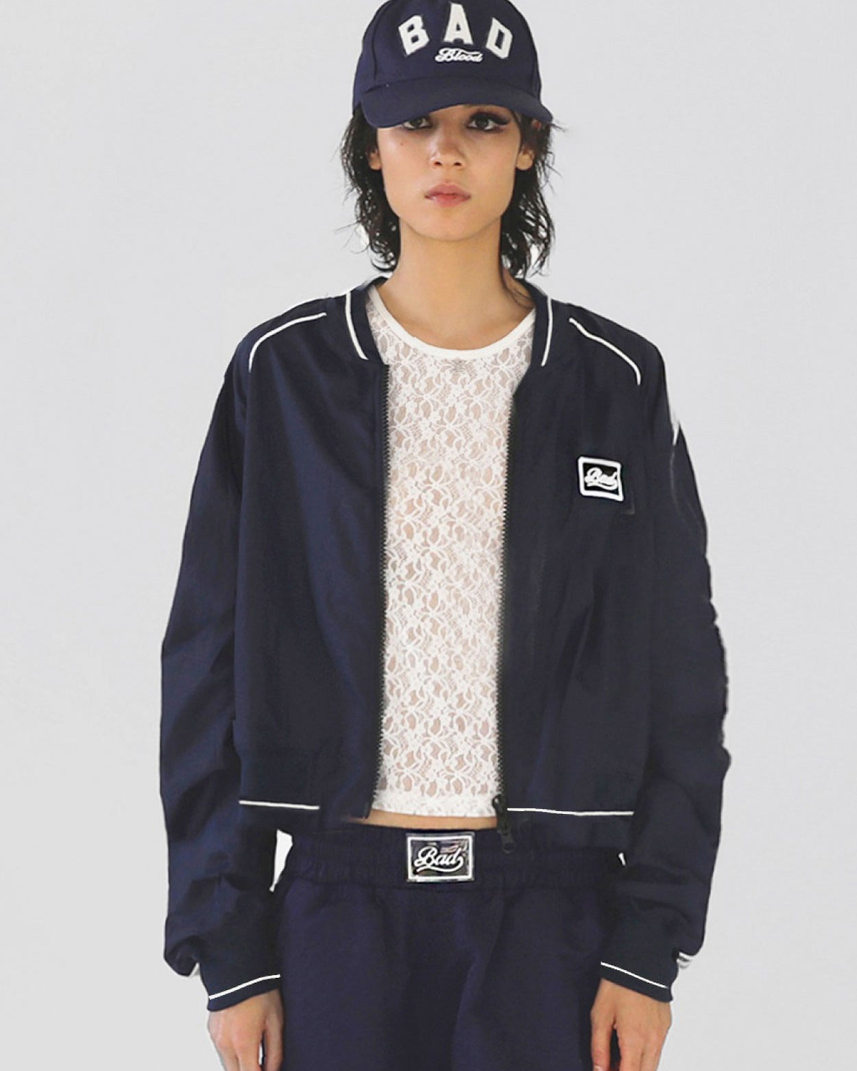 Badblood Billy SS Track Jacket Navy