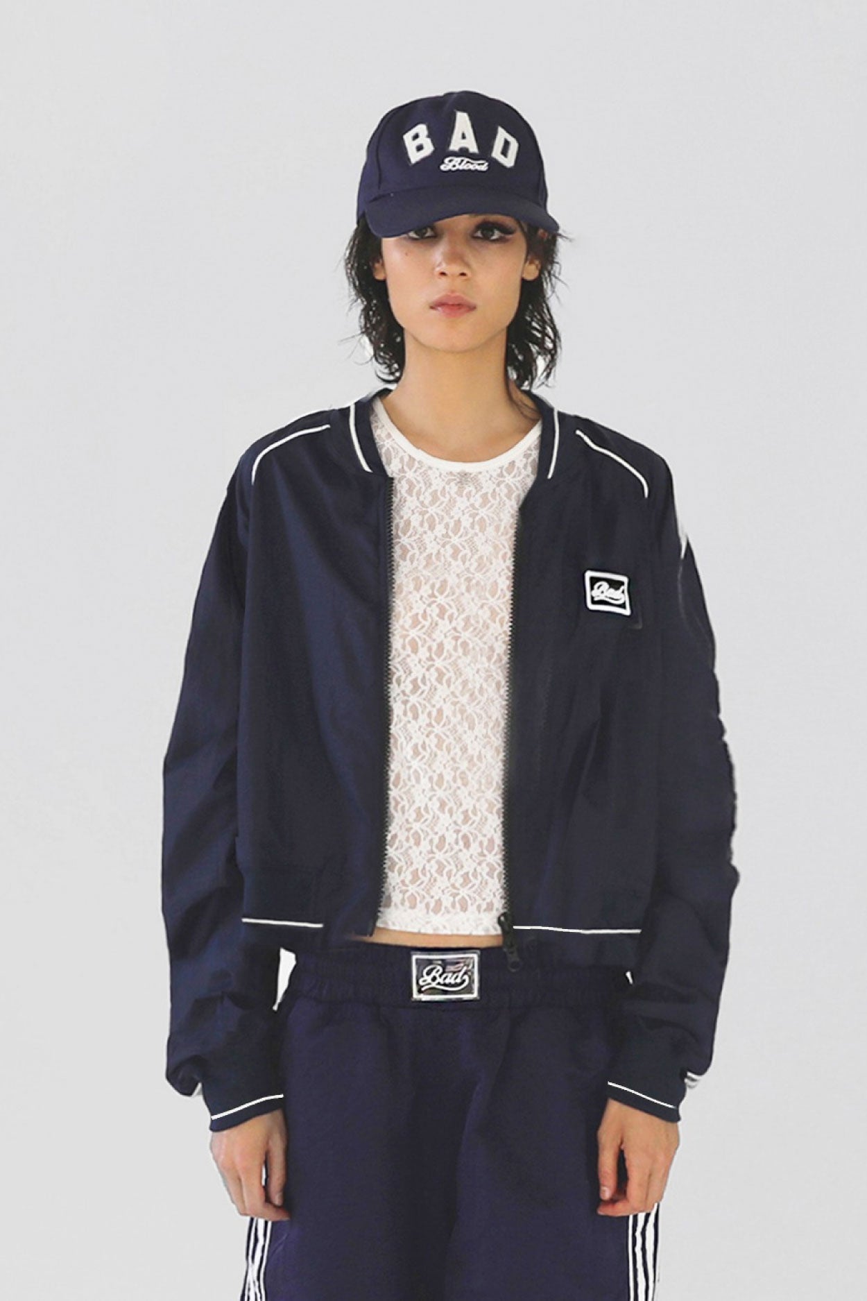 Badblood Billy SS Track Jacket Navy