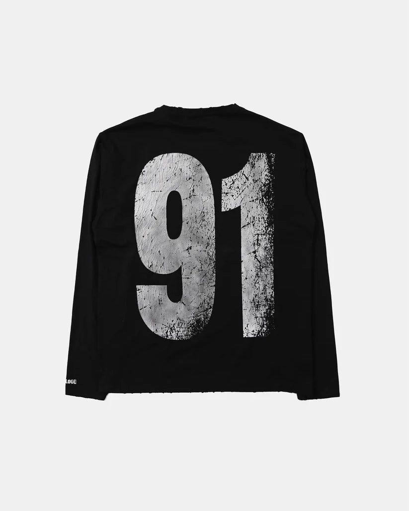 Badblood KEEP SLEEPING Long Sleeve - Dusty Black