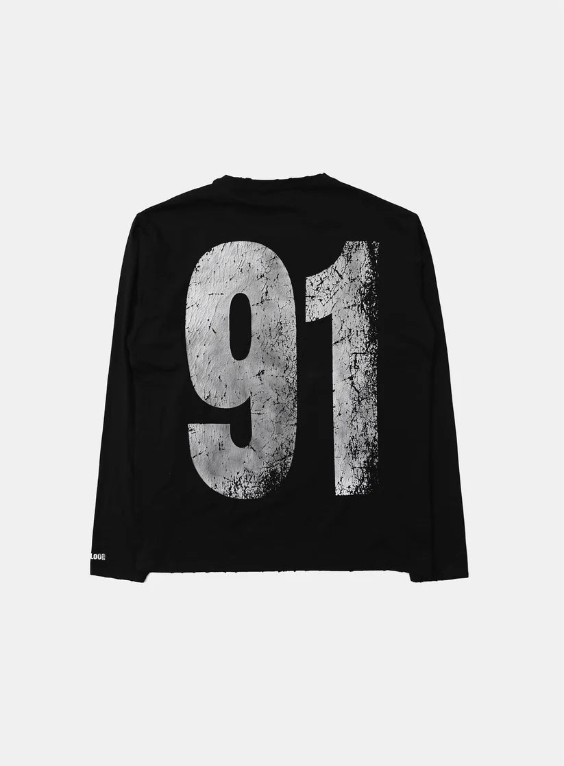 Badblood KEEP SLEEPING Long Sleeve - Dusty Black