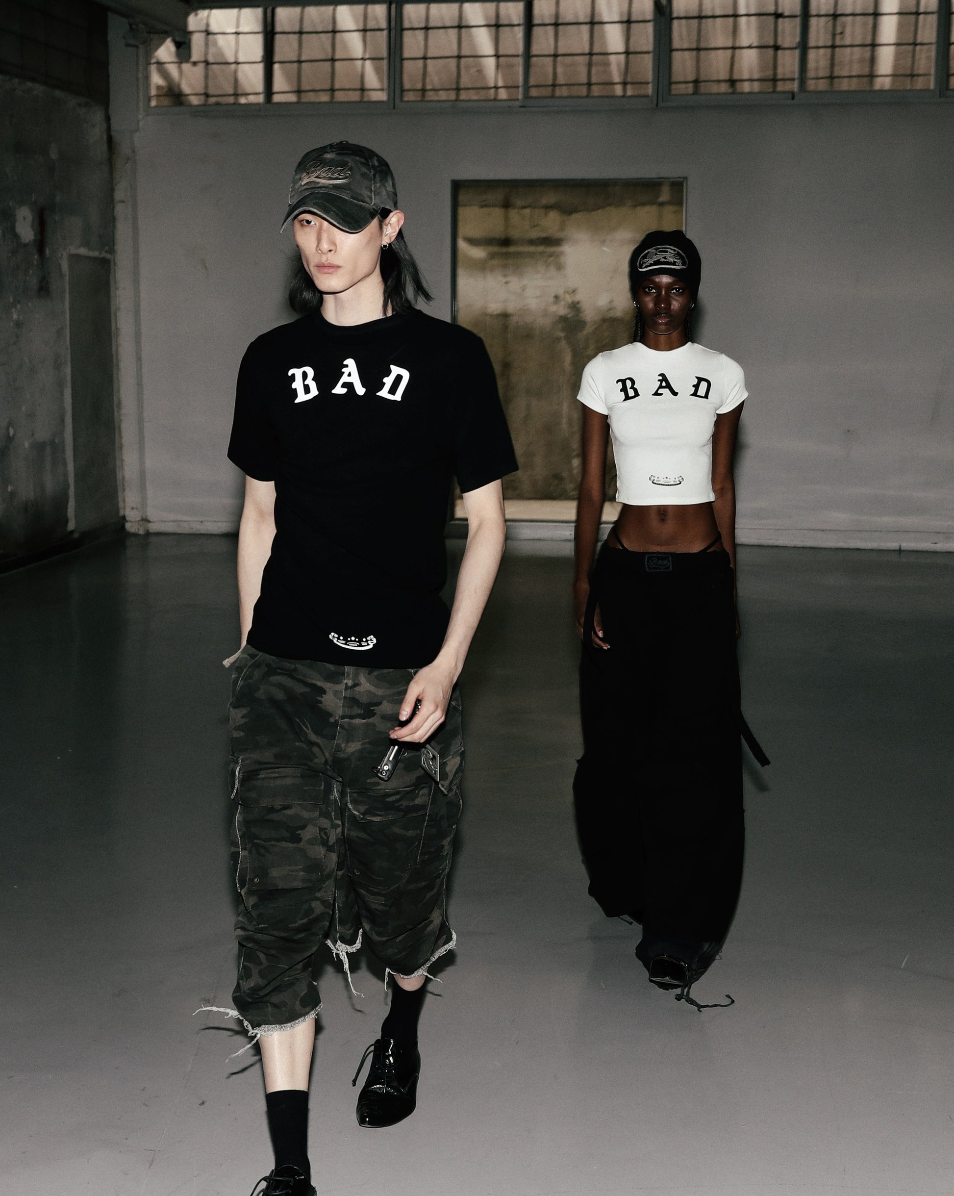 Badblood Mystic Logo Short Sleeve Slim Fit Black