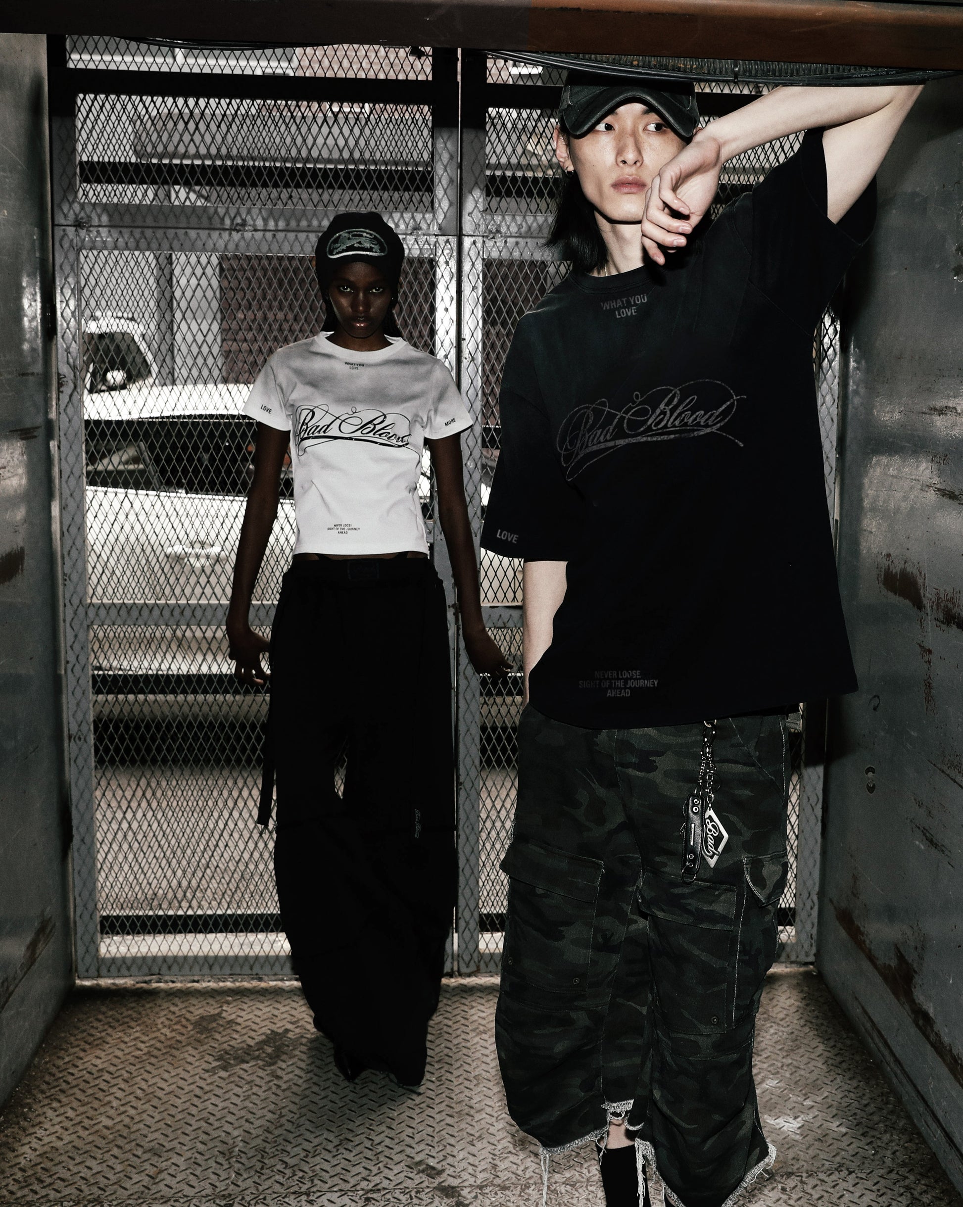Badblood Dark Classic Dusty T-Shirt White