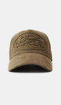 Badblood Mystic Big Patch Ball Cap - Tan Suede