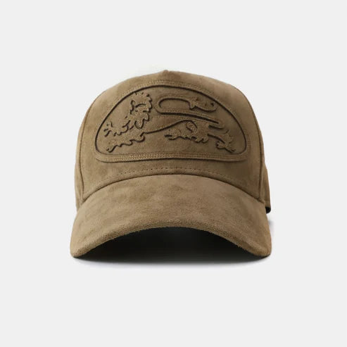 Badblood Mystic Big Patch Ball Cap - Tan Suede