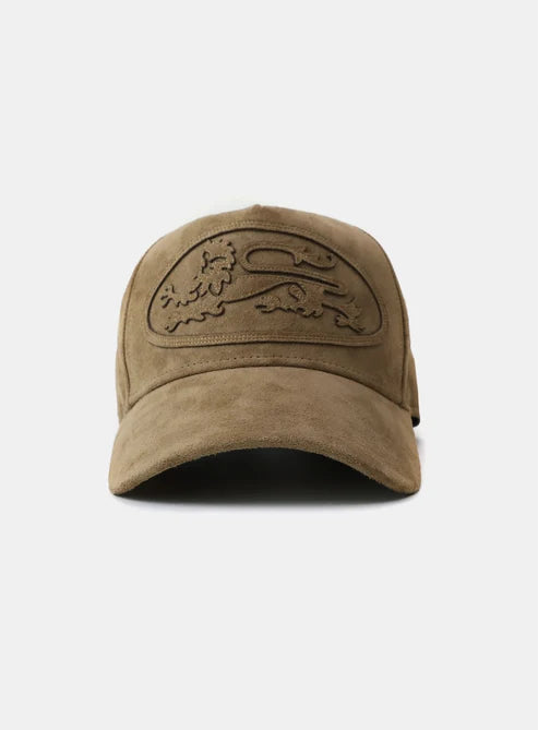 Badblood Mystic Big Patch Ball Cap - Tan Suede