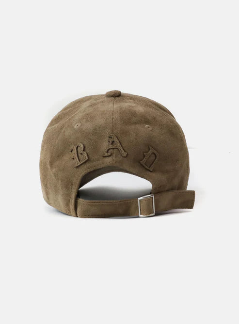 Badblood Mystic Big Patch Ball Cap - Tan Suede