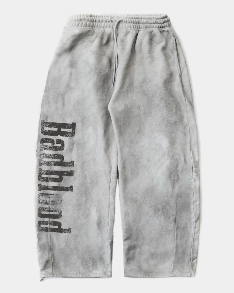 Badblood Sun Faded 2 Jogger - White