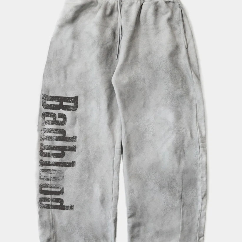 Badblood Sun Faded 2 Jogger - White